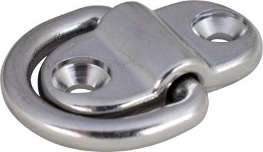 Sea-Dog Line, Folding D-Ring, Stainless, 1 in. D-ring, 2 Hole