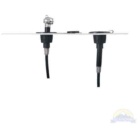 Scandvik Recessed Transom Shower Original Design White