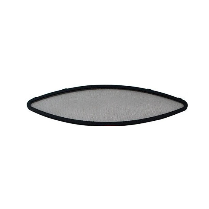 Bomar S718MB-Screen oval screen, black flexible frame with black-gray mesh.