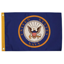 Taylor Made Flag, USMC Red Seal, Nylon, 12" x 18"