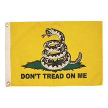 Taylor Made Flag, Don't Tread On Me, Nylon, 12" x 18"
