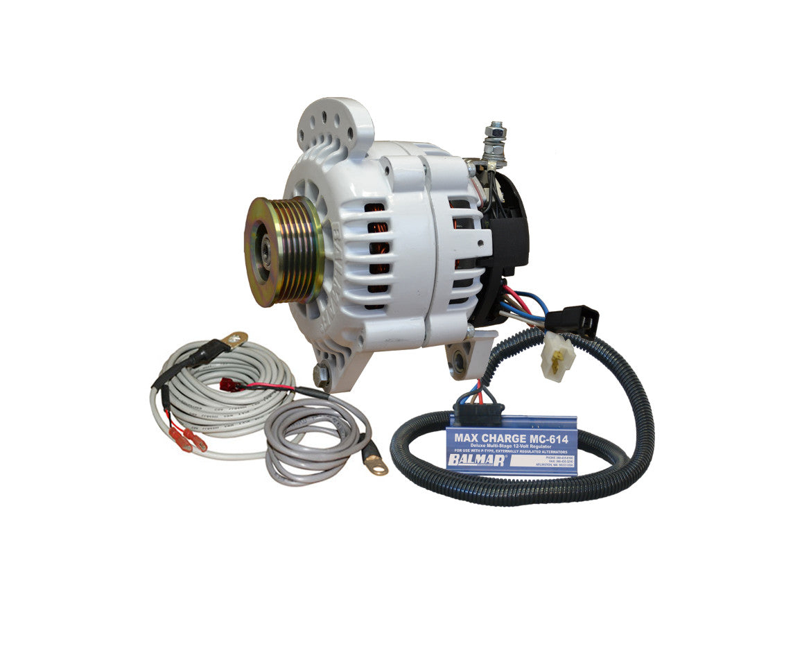 Balmar 6-Series, 12 Volt, Alternator with MC Regulator Kits, Yanmar.
