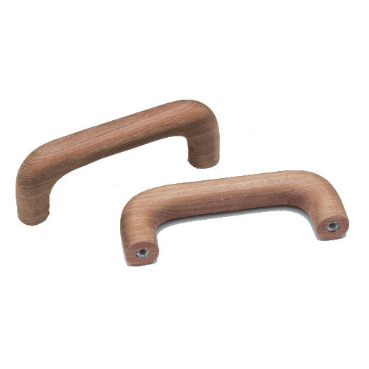 Teak Handle Drawer Pull 3-5/8" center to center, Surface Mount, 2-pack