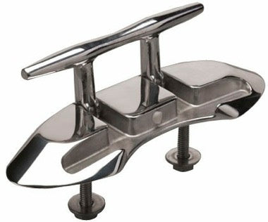 Sea Dog, Folding Stud Mount Cleat, Stainless 4-1/2"