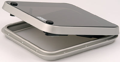 Bomar High Profile Extruded Aluminum Hatch, N203910AX, 20.25", Square, 3/8" Thick Lens