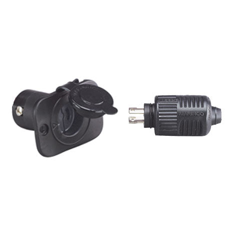 Marinco ConnectPro 2-Wire Plug & Receptacle, 12VCPS2