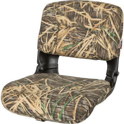 All-Weather High-Back Boat Seat Camo - Mossy Oak Shadowgrass - Cordura