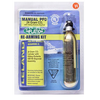 Leland 24g Inflatable PFD Co2 Rearm Kit V86160-84204Z for Manual PFDs