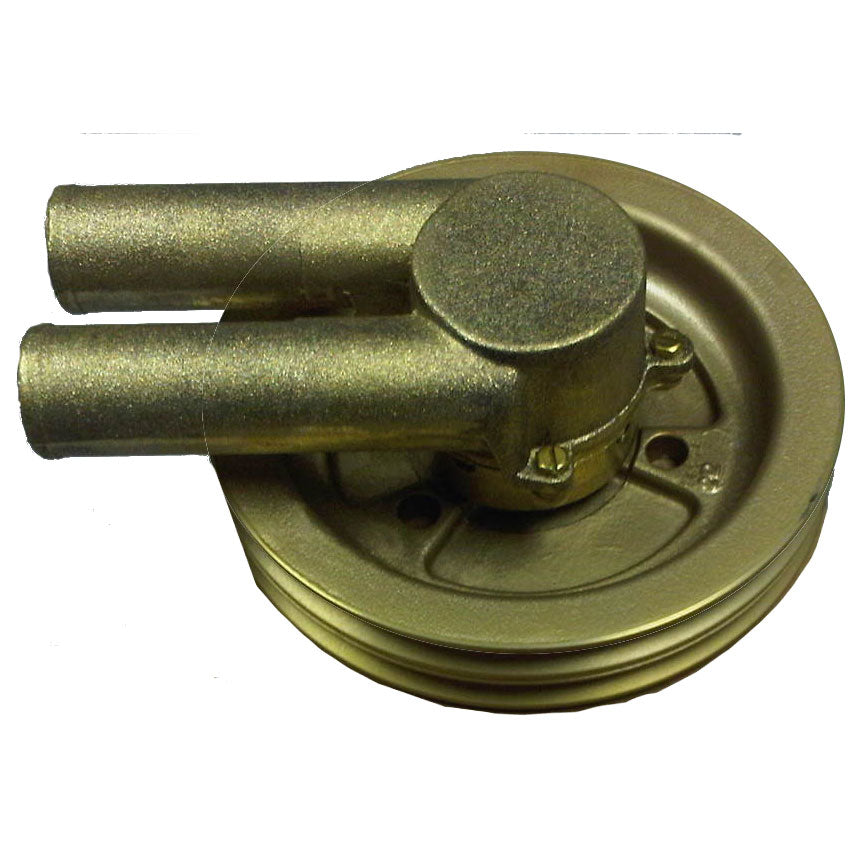 Volvo GL Raw Water Pump with Double V-Belt Pulley, Crankshaft Mounted