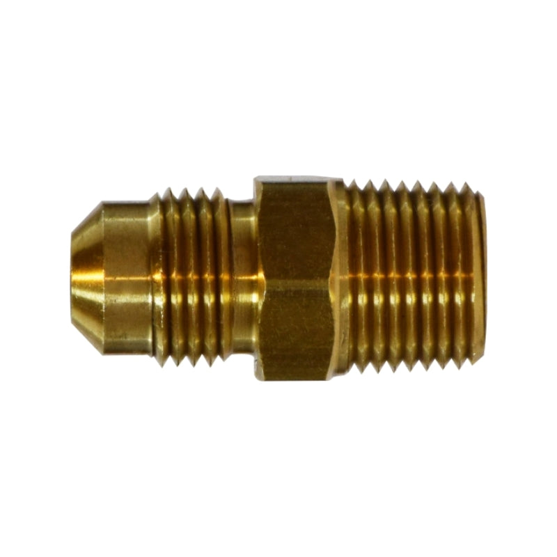 Male Flare Adapter 1/2" SAE 45 Degree x 1/4" NPTF