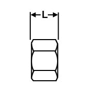 Compression Nut, 5/16"