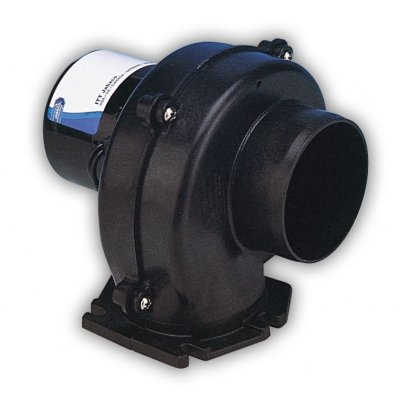 Jabsco, 3" Blower, Flange Mount, Medium Duty, 105 cfm, 12 volt