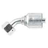 Parker 1C443-18-10 Crimp Style Hydraulic Hose Fitting Female Metric L - Swivel 18 x 5/8