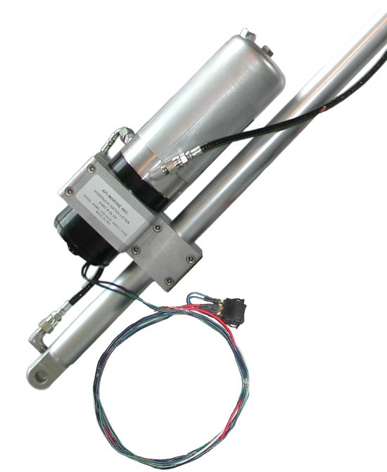 Self-Contained Hydraulic Hatch Lifter with 24" Lift, 12 volt