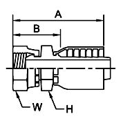 Female BSP Parallel Pipe - Swivel Straight, 1/4x19