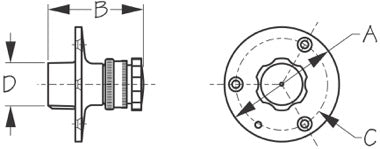 Stainless Steel Fresh Water Inlet