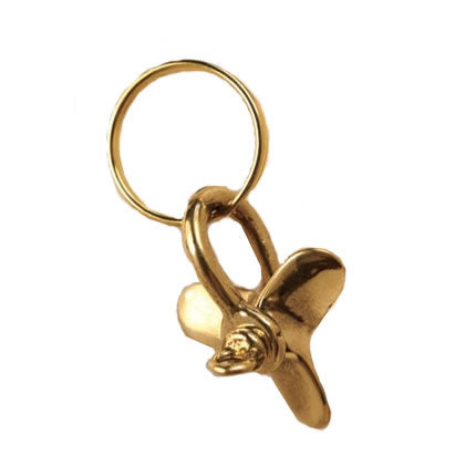 Brass Prop Keychain