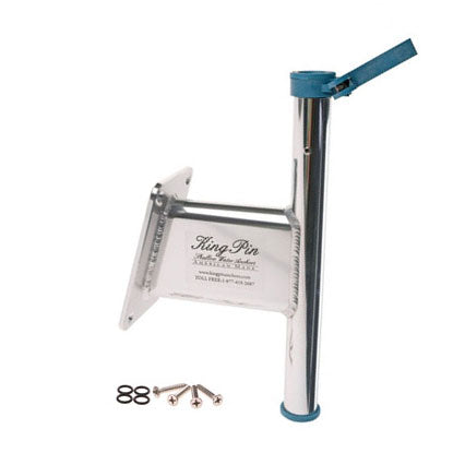 Panther, King Pin Shallow Water Anchor System, 2.5" Transom Mount, Black