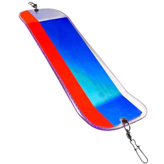 Gibbs Fishing 11" Highliner Flasher - UV Moon Jelly Red Stripe