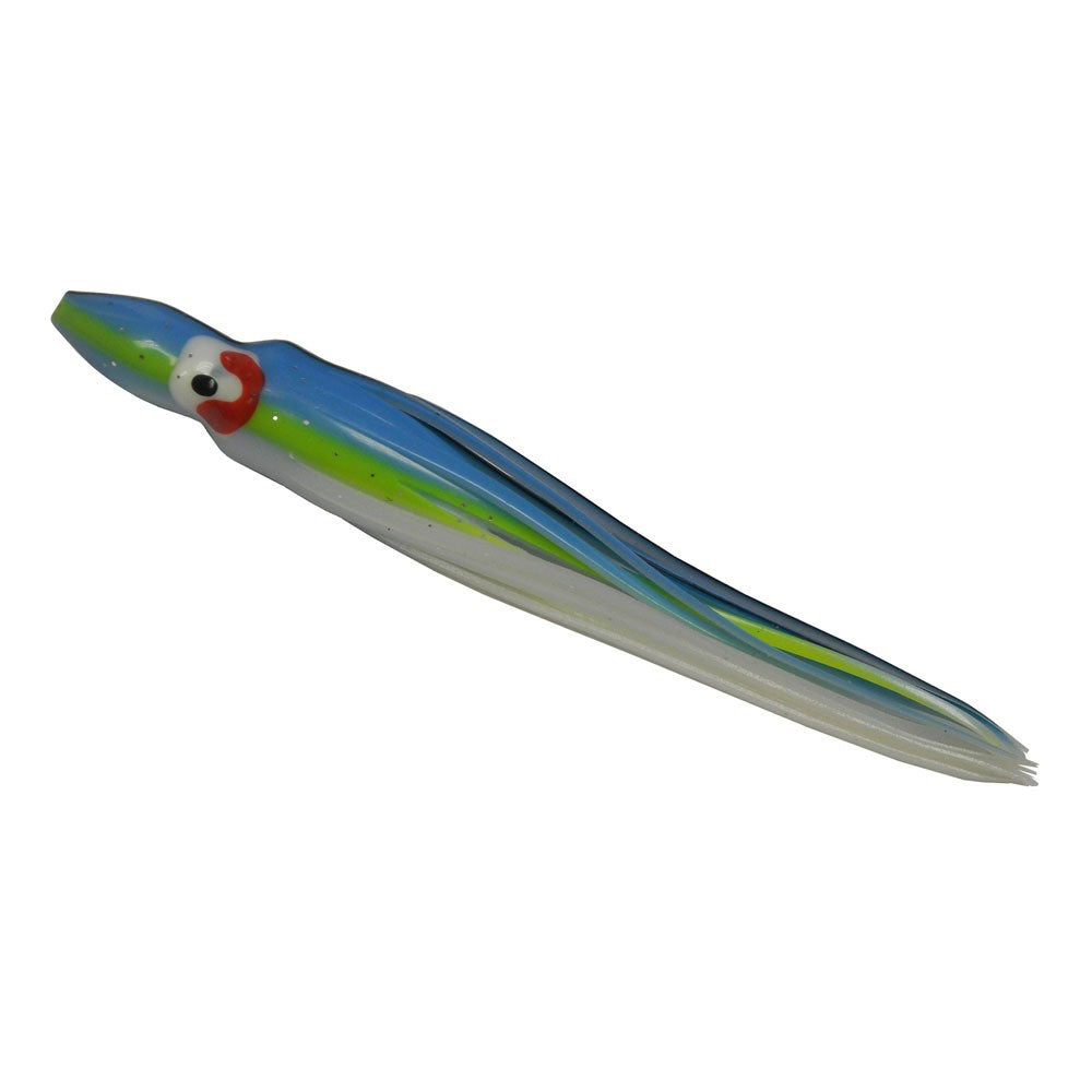 Gibbs Delta 4-1/2" Rigged Squid - UV Blue / Green