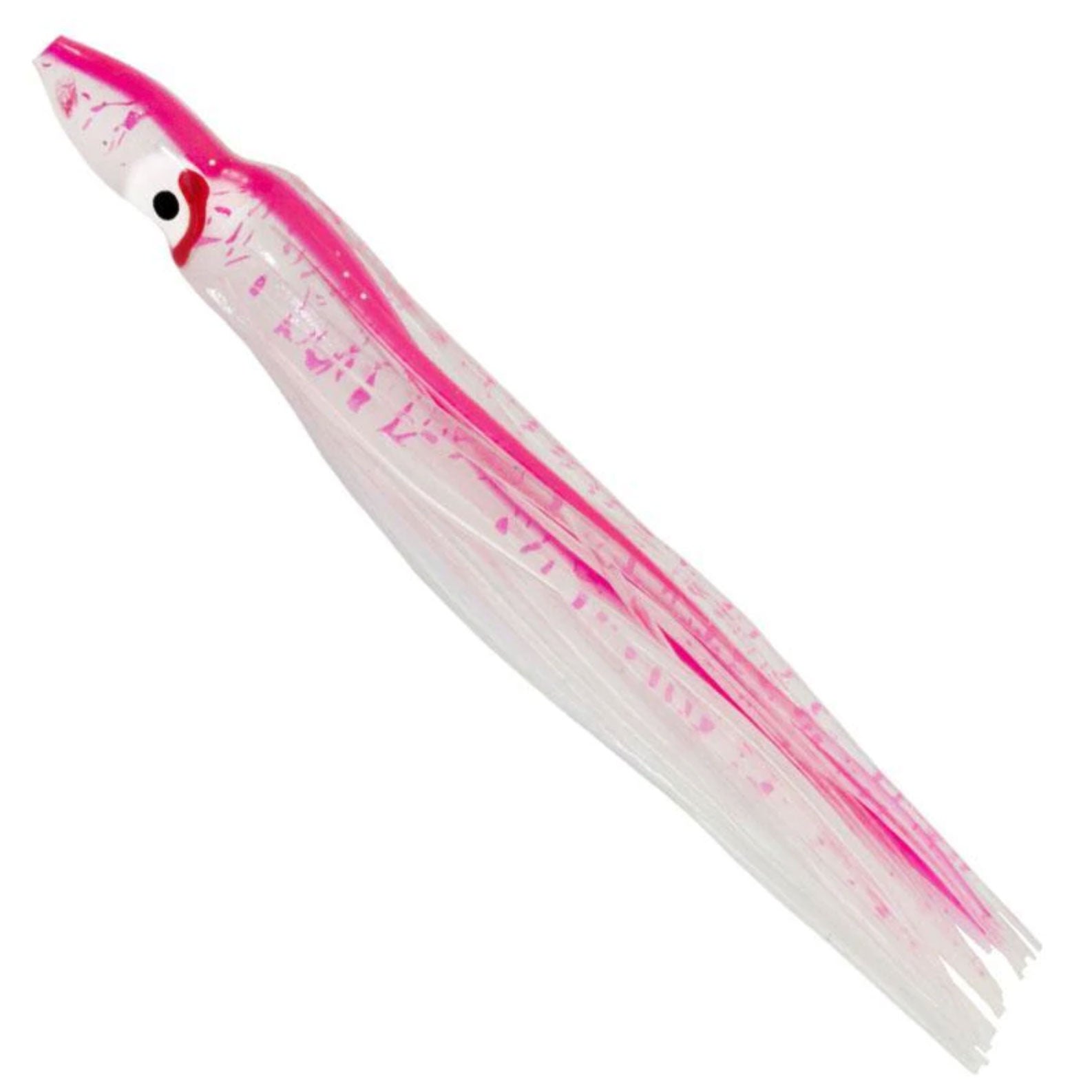 Gibbs Delta 4-1/2" Rigged Squid - UV Pink Spatter Back