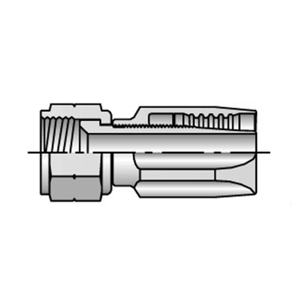 Female SAE 45 - Swivel Straight