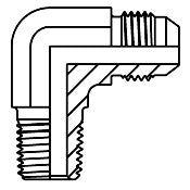 Male Elbow, Steel, 1-1/4 x 1 5/8-12