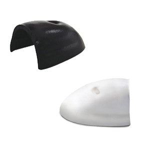 End Cap for Radial 30 Rub Rail, PVC, Black