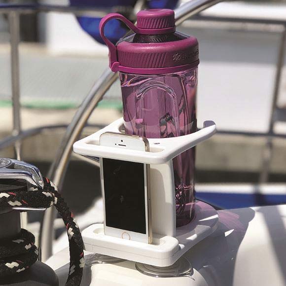 1 Tumbler Holder White Polymer