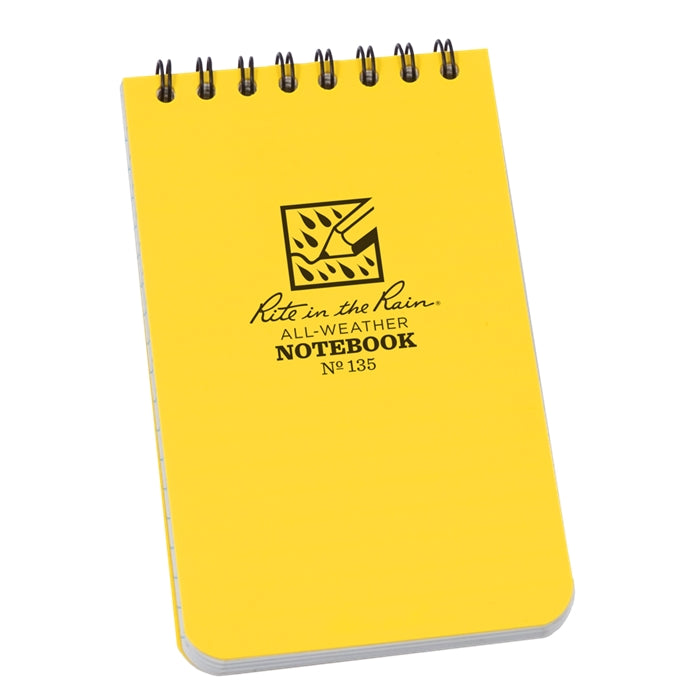 3 X 5 Waterproof Notepad, Yellow