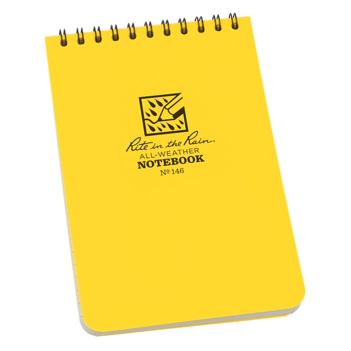 4 X 6 Waterproof Notepad, Yellow