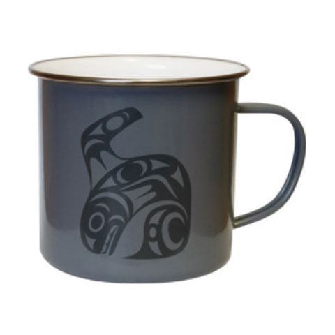 17 oz Orca Enamel Mug