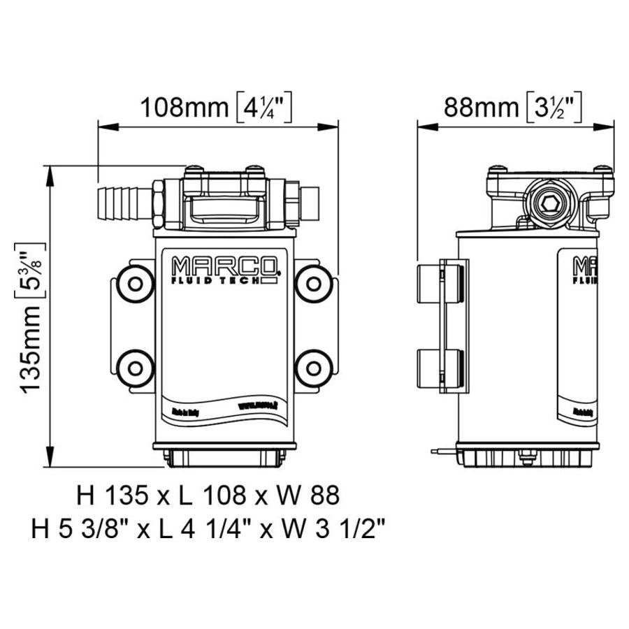 Marco UP3 87.2 gph Oil Transfer Pump, M16402012