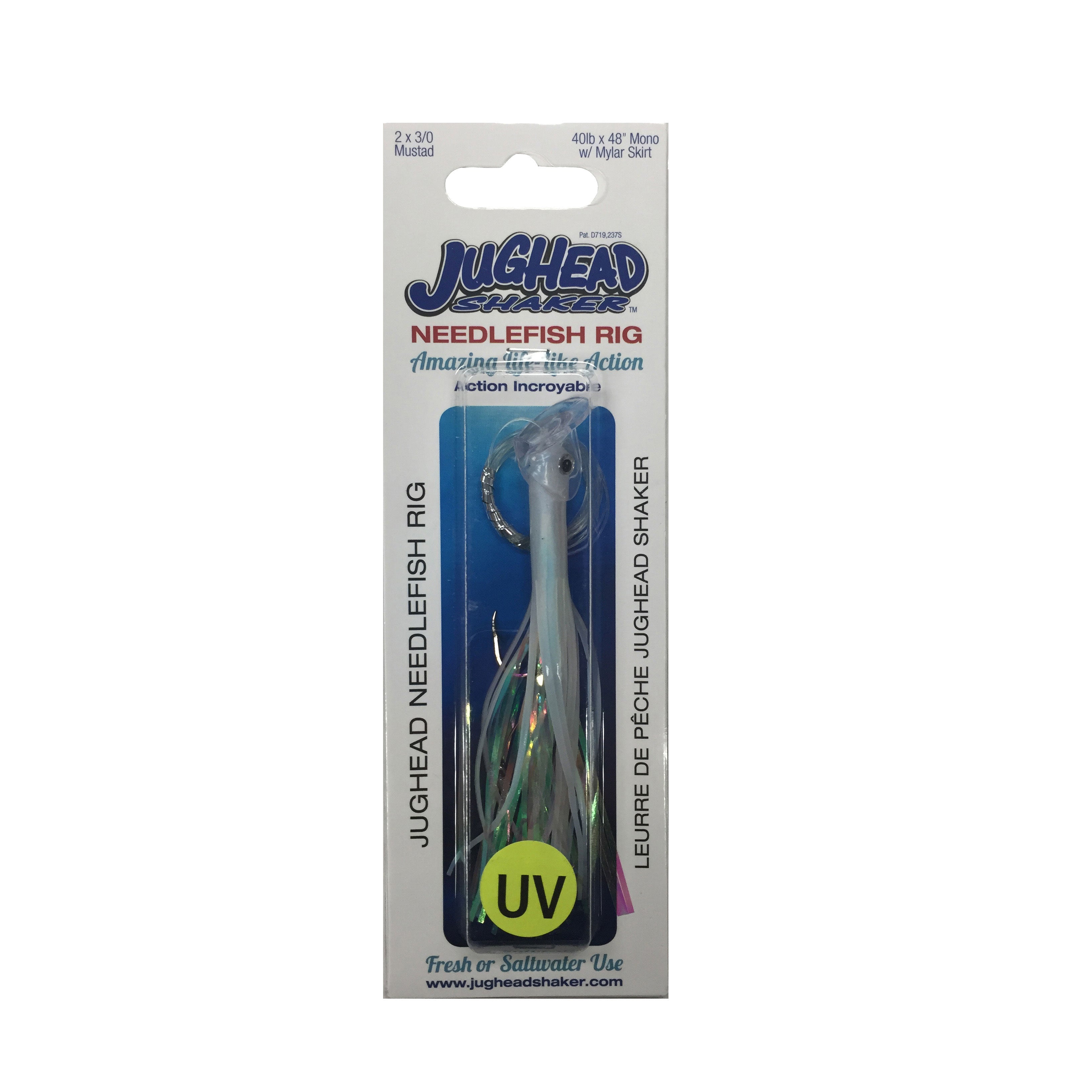Jughead Shaker 4.5" Nano Needlefish - Ultra Violet White