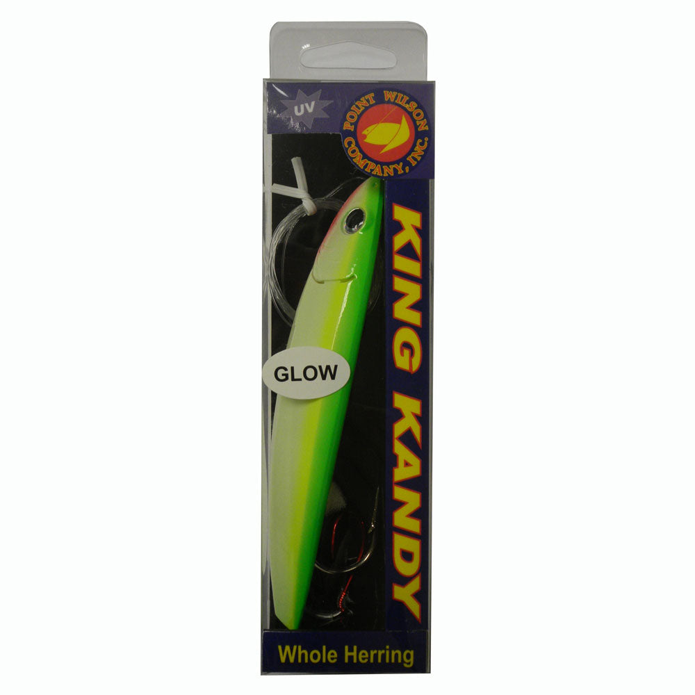 Point Wilson King Kandy Green Glow UV Whole Herring