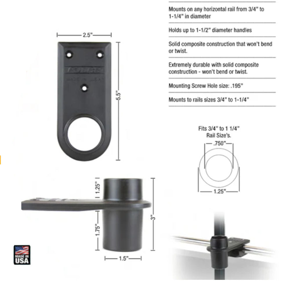 Folbe Rail Mount Net Holder