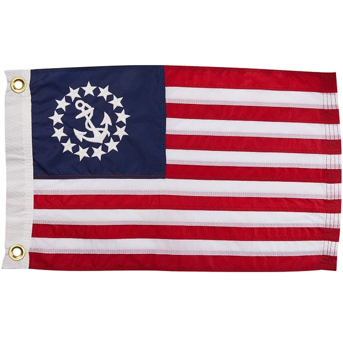 U.S. Yacht Ensign Flag, Sewn, 20" x 30"