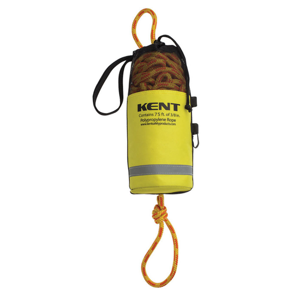 Kent Rescue Throw Bag 75 Ft. Yellow
