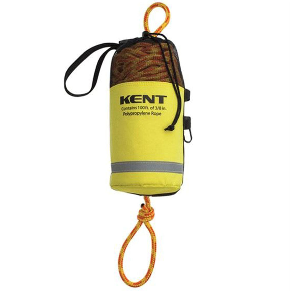 Kent Rescue Throw Bag 100' Ylw
