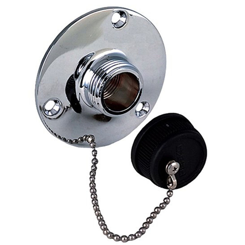 Perko 0504DP0CHR Water Outlet Fitting for On-Board Wash Down Systems