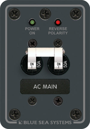 AC Distribution Panel, 120 Volt, 30 or 50 Amp Main, No Meter