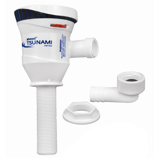 Attwood Marine Tsunami Aerator Pump, 12 volt, Long Inlet
