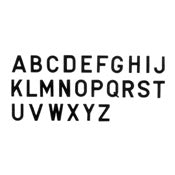 Versatile Gothic Pressure Sensitive Lettering