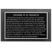 Oil Discharge Plaque