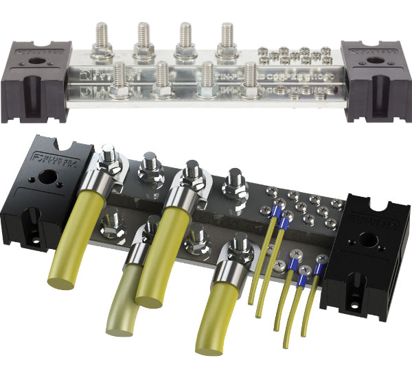 PowerBar 1000A Busbar, 3/8"-16 Term. Studs, 1990, 1991