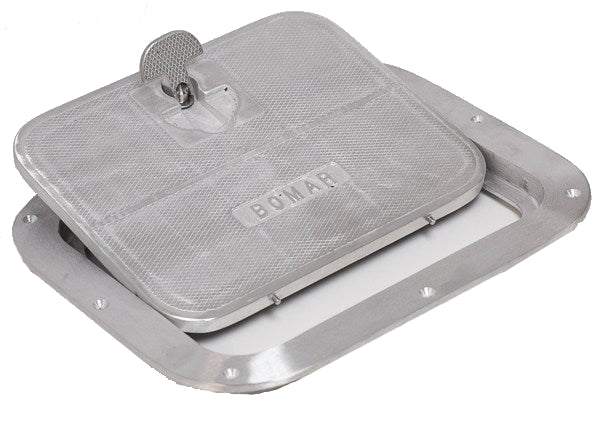 Aluminum Commercial Inspection Hatches, Almag-35 with Locking "T" Handles