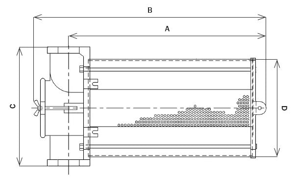 Buck Algonquin Bronze Basket Strainers with Polycarbonate Cylinder