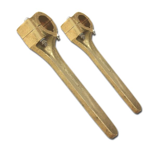 Bronze Tiller Arms, Split Head