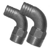 Buck Algonquin Bronze Pipe 90 Deg. Elbow to Hose Adapter