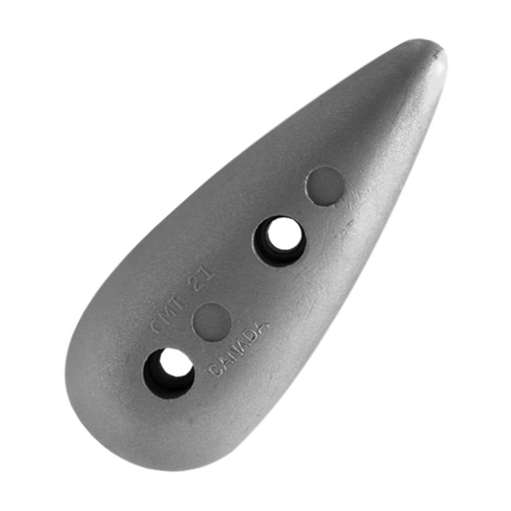 Pleasurecraft Hull Anodes, Bolt-On, Streamlined (Tear Drop)